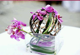 Wedding Decorations, Centerpieces and Arrangements with Orchids