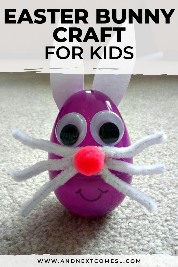 DIY Easter bunny craft for kids