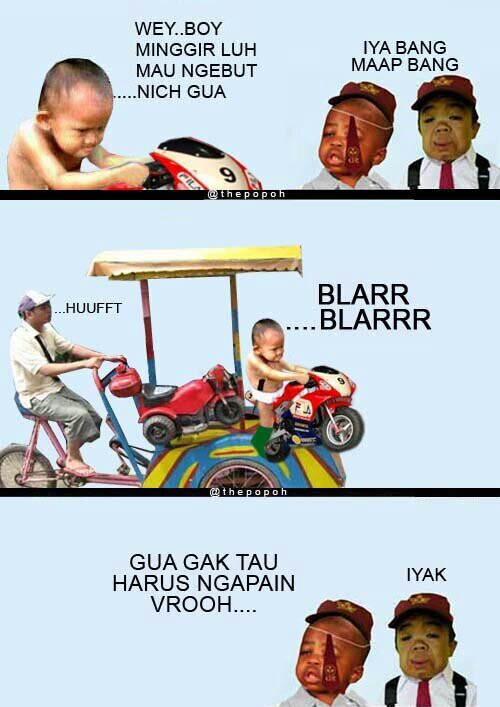 Gambar meme anak Anak kecil lucu banget bikin ngakak tergulingguling