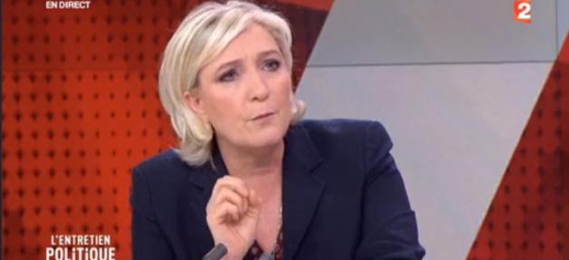 Marine Le Pen s'en prend à la patronne de France Télé