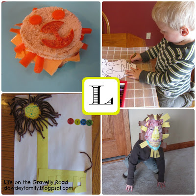 Lion crafts, mask and sandwich