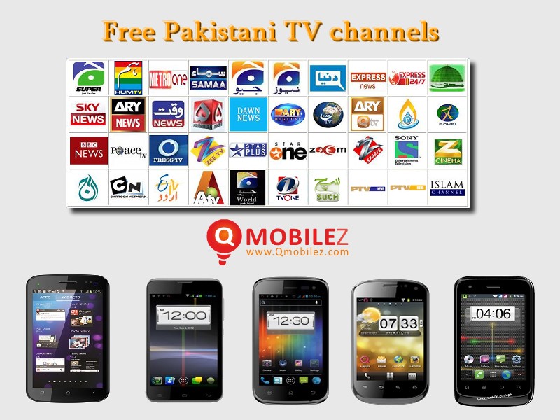 Free Pakistani live TV Channels application for Qmobile | Free QMobile ...