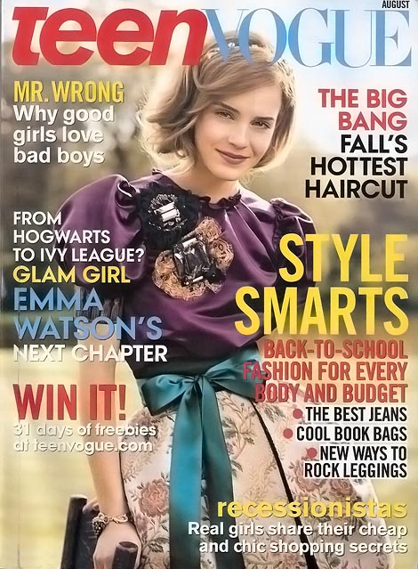 Teen Vogue: Cover Girl — Emma Watson!