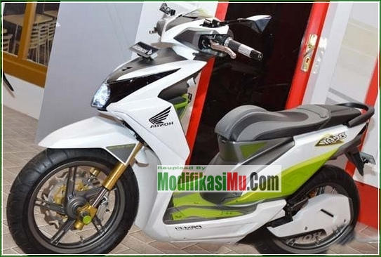 Cara Modifikasi All New Honda Beat PGM FI Putih Simpel 