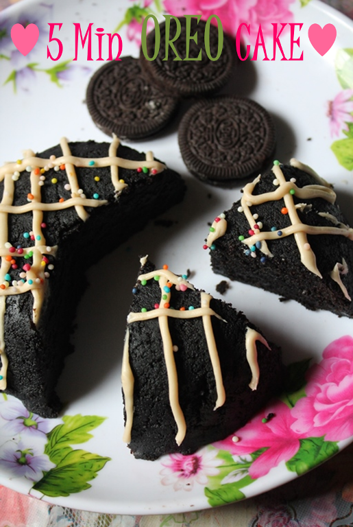 YUMMY TUMMY: 5 Min Oreo Cake Recipe / Microwave Eggless ...