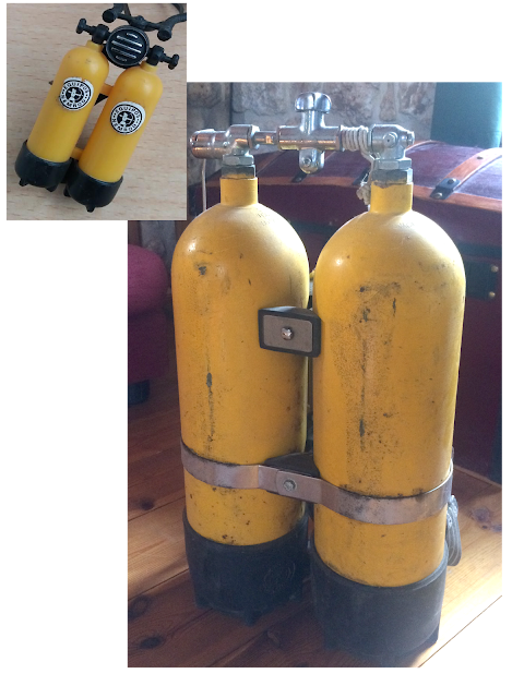 Botellas de buceo Memod de la época madelman