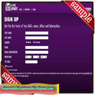 Free Printable Taco Bell Coupons