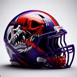 Louisiana Tech Bulldogs Halloween Concept Helmets