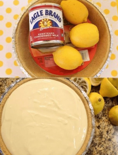 NO BAKE LEMON PIE