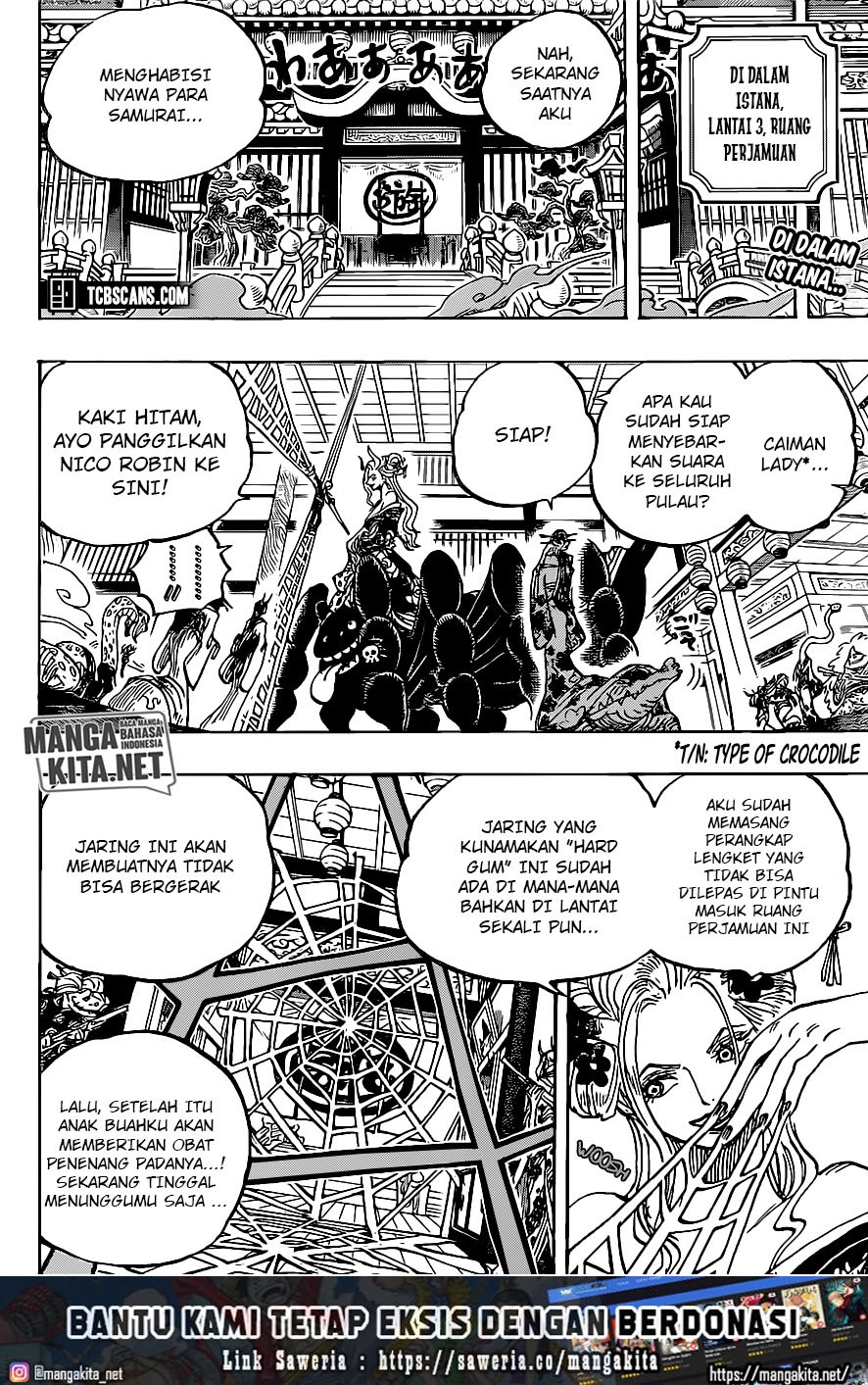 Manga One Piece Chapter 1005 Bahasa Indonesia