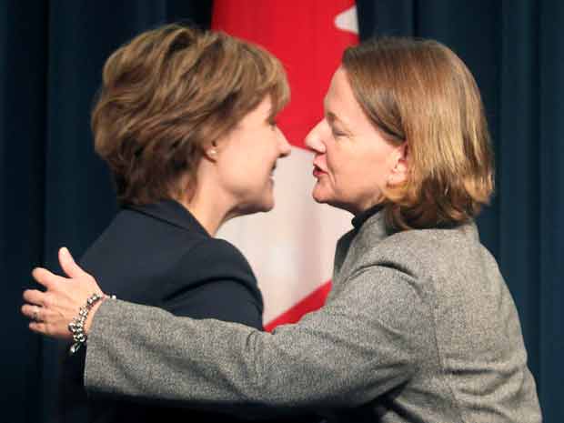 Alison Redford A friend drools IMAGE She's got my vote