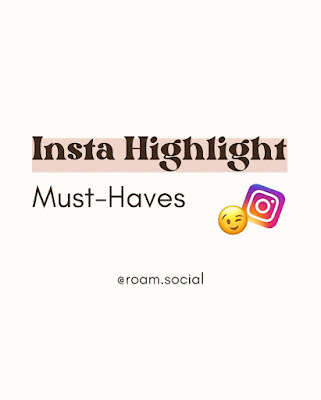 Instagram Must Have Sections