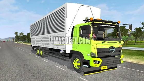 Mod Bussid Truck Hino 500 Wingbox By SBN Cargo