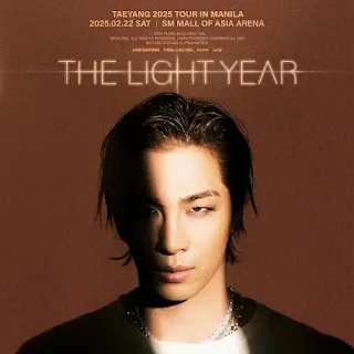 Taeyang's Manila concert poster.