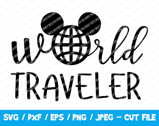 Disney World Traveler SVG, Disney Trip, Disney Traveler, Disney SVG, Disney Vacation, Mickey Svg, Mickey Mouse Head Svg, Disney World