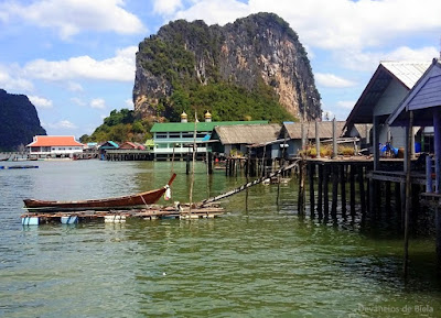 Tailandia - Vila flutuante muçulmana de Koh Panyee Island