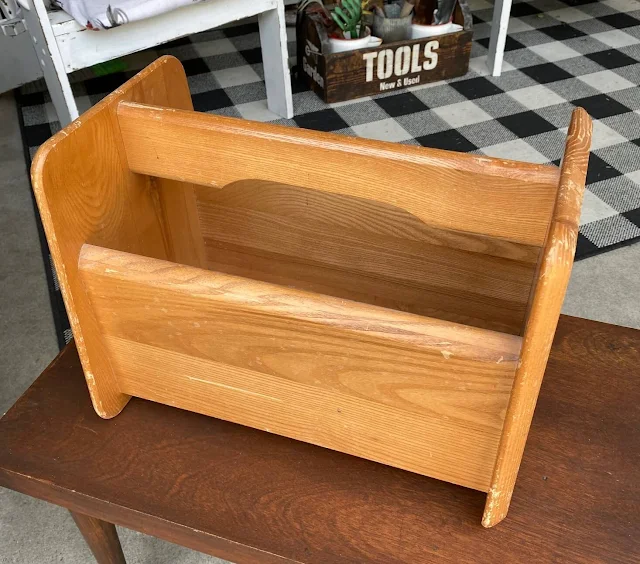 Photo of a Goodwill wooden tote