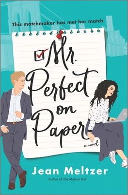 book cover of romantic comedy Mr Perfect on Paper by Jean Meltzer