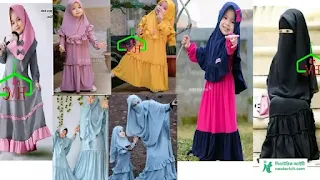 Kids Khimar Burka - Khimar Burka New Design 2023 - khimar borka design - NeotericIT.com - Image no 11