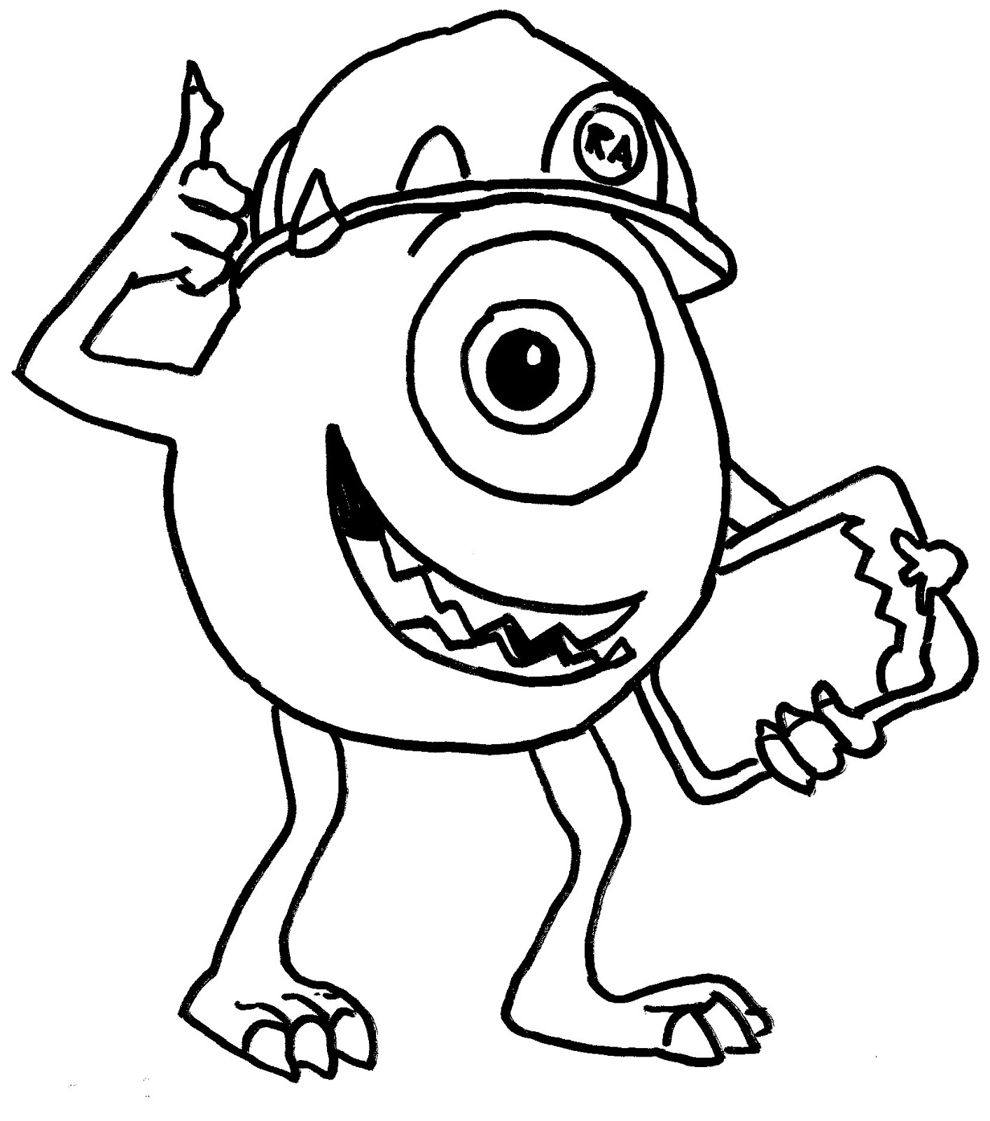 Monster Coloring Page 5