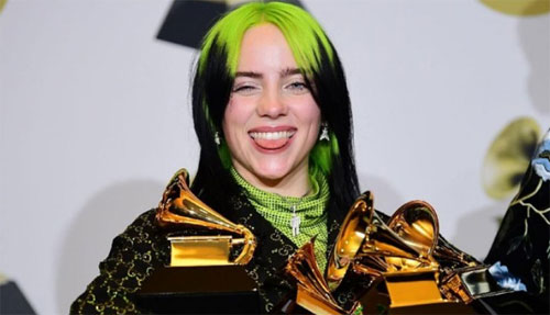 Billie Eilish rilis video musik ilomilo. (FREDERIC J. BROWN / AFP)