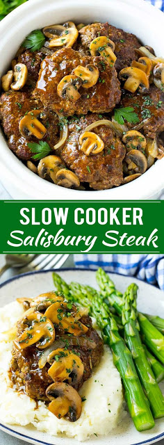 Slow Cooker Salisbury Steak Recipes Easy