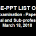  Civil Service Exam March 2018 Results - REGION 6