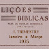 Capa e sumário da revista do 1º Trimestre de 1935