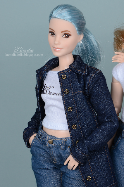 Denim clothes for Barbie