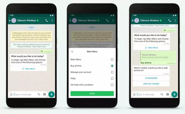 WhatsApp Business Memperkenalkan Ciri Menu Pilihan Baharu