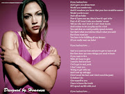 Lyrics WallpapersJennifer Lopez If You Had My Love (if you had my love)