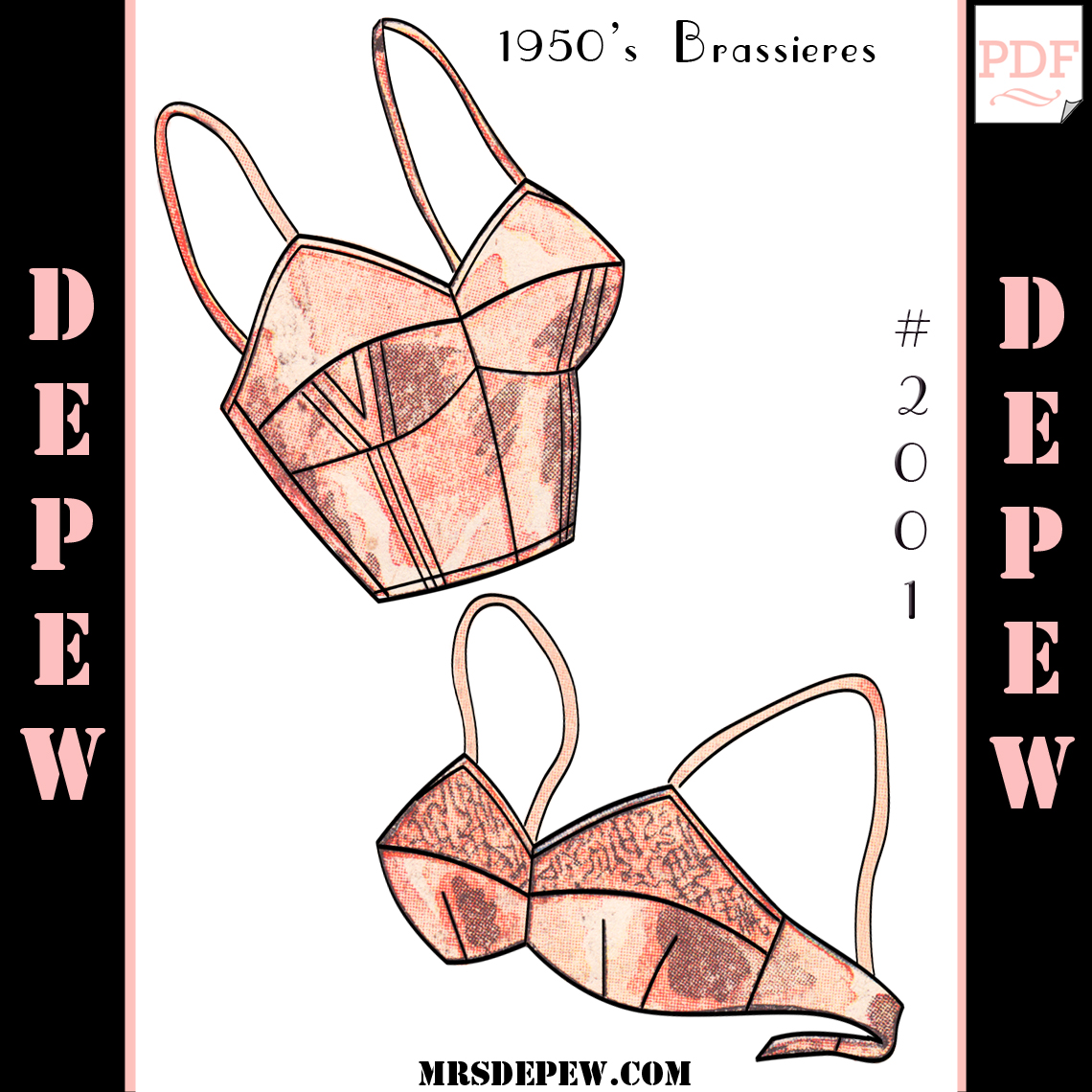 A Few Threads Loose: Ooh La La Pin-Up Sew-Along And we begin with the bra !