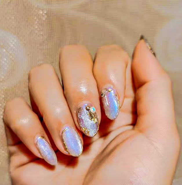 30+ the northern lights nail design idea and how to make bling nai