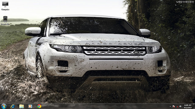 Range Rover in mud