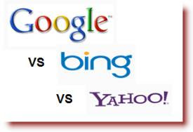 Google vs Bing vs Yahoo