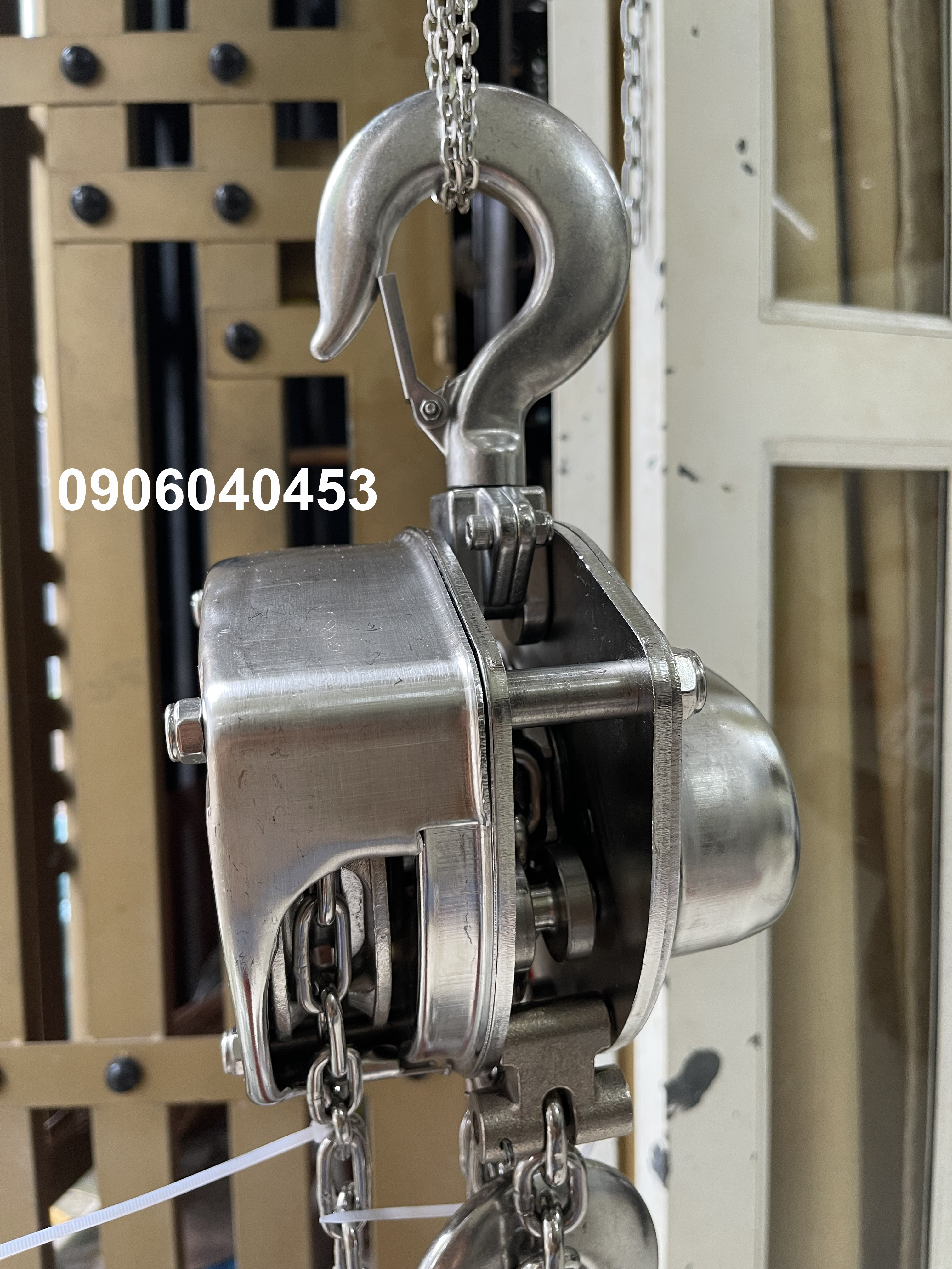 Pa lăng kéo tay inox 304 Riken 500kg CX005/ 500kgs stainless steel chain hoist CX005