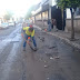 INICIARON LIMPIEZA DE CALLES EN LA CAPITAL TRAS LA TROMBA
