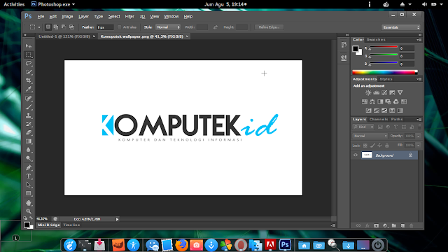 Cara Install Adobe Photoshop Cs6 di Ubuntu