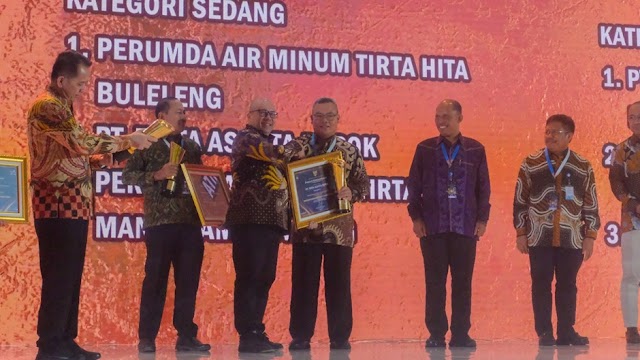 Tirta Asasta Depok Raih Juara 2 BUMD Award Kemendagri