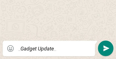 Cara Membuat Tulisan Tebal, Miring, Terbalik, Berwarna di WhatsApp