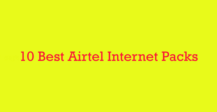Enjoy 10 Best Airtel Mini, Monthly Internet Packs