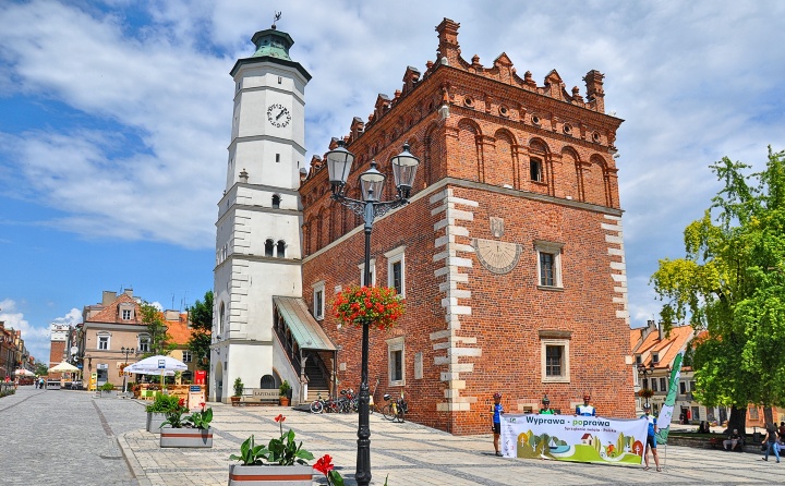 Jak dzięki facebookowi spełniło się jedno z moich rowerowych marzeń - Rynek w Sandomierzu