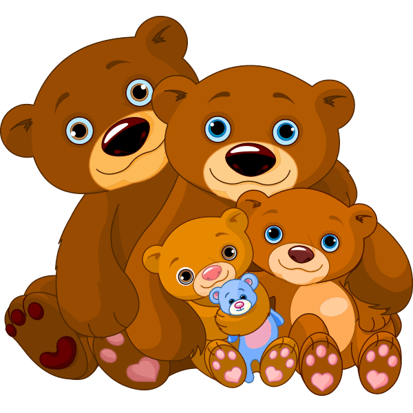 Cuddly Bear Family