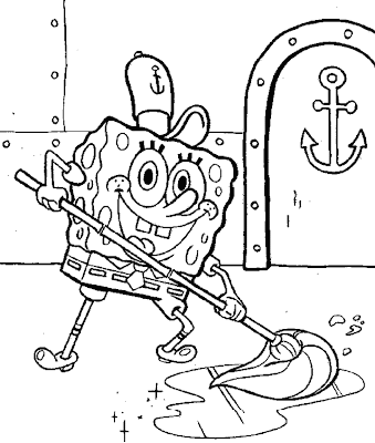 Spongebob Coloring Sheets on Spongebob Coloring Page  36  Gif