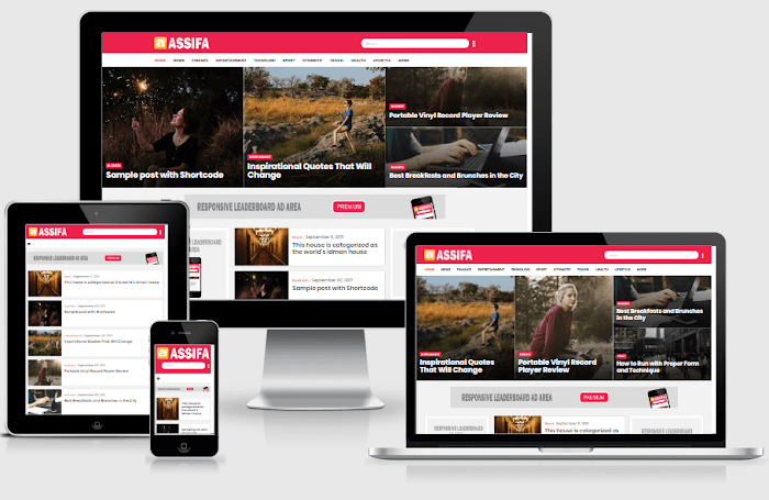 Assifa Mag Premium Responsive Blogger Template