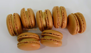 Macaron ganache montée caramel beurre salé 