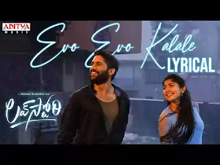 Evo Evo Kalale Song Lyrics In Telugu - Love Story Songs Lyrics | Naga Chaitanya, Sai Pallavi