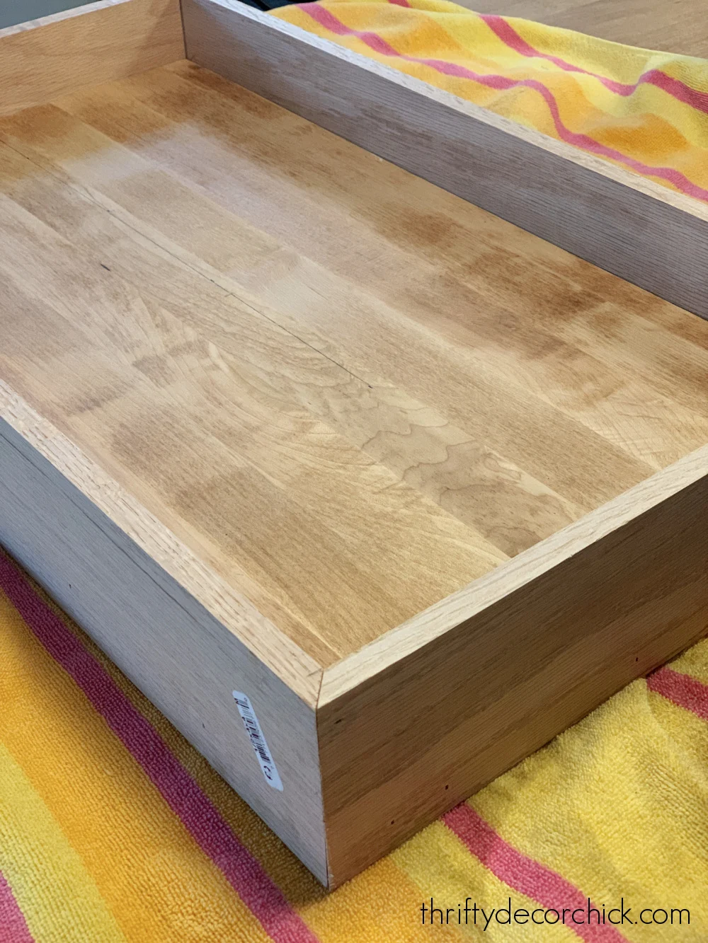 butcher block spice rack