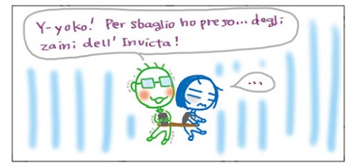 Y-yoko! Per sbaglio ho preso… degli zaini dell`Invicta! …