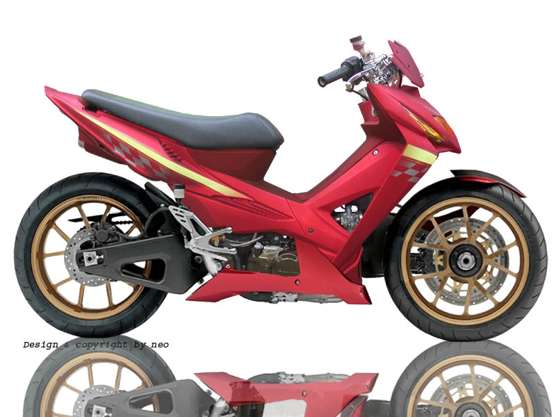 Image of Motor Revo Modifikasi